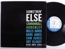 CANNONBALL ADDERLEY Somethin' Else BLUE NOTE BLP-1595 LP mono w 63rd RVG o