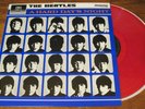 The Beatles A HARD DAY'S NIGHT Japan RED colored vinyl MONO LP Odeon EAS-70132