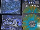 King Diamond Voodoo 2024 DLP Germany Press 1/500 Orange Sky Blue Splatter New