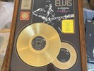 Elvis Presley International Hotel Las Vegas Gold Vinyl In Frame