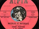 HANK PORTER & 4TH COMING  Funk 45 Alpha #645 Waterloo At Watergate b/w same