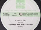 Siouxsie & The Banshees - In Concert-378 LP 1986 BBC Transcription Services VG+/