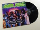 OVERKILL Taking Over VG+ Vinyl LP Record Original Inner Megaforce 1st Press 1987