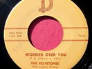 THE VELVETONES - Worried Over You / Space Men - clean 45 rpm - D 1072