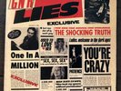 GUNS N' ROSES G N' R Lies Cover LP VINYL 1991 Brazil VG/VG