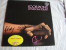 Near Mint Scorpions Lonesome Crow orig gatefold Red Vinyl Bomb autographed clean