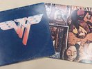 (2) Van Halen LP Vinyl Album 33 Record Lot. 1979 & 1981 Originals