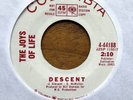 THE JOYS OF LIFE / Descent b/w Good Times Are Over PROMO 45 / Garage Rock / 1967