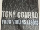 Tony Conrad Four Violins (1964) Table Of The Elements LP EX/EX