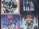 4 KISS Vinyl Albums - Hotter Hell, Dressed Kill, Destroyer, Love Gun Casablanca