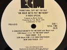 An Hour With Pat Metheny Rare 1979 ECM Promo LP Vinyl Album VG+ Jazz Guitar