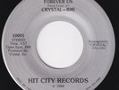CRYSTAL Forever Us RARE M- modern soul 45 BOOGIE disco Henry Turner Music HEAR