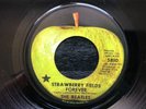 Beatles STRAWBERRY FIELDS / PENNY LANE 1971 Apple BLACK STAR LA single VG+