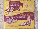 Vintage Bing Crosby Walt Disney Ichabod Rip Van Winkle Decca Record Musical