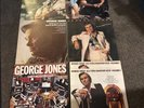 Seven George Jones Lp Record Vinyl Set