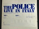 THE POLICE - LIVE IN ITALY 1980 AR3401 - NM ITALIAN BOOTLEG PRESS - BLUE VINYL