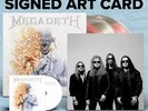 SOLD OUT MEGADETH RED / ORANGE / GHOSTLY VINYL LP WITH ***SIGNED PRINT***