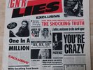 Guns N Roses Lies. Original 1988 LP. 1st Uncensored Issue In Very good condition
