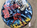 IRON MAIDEN - THE NUMBER OF THE BEAST - LP PICTURE DISC - MINT - SAMPLER -