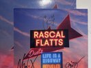 Rascal Flatts - Life Is A Highway, Refueled Signed Tangerine Colored Vinyl LP  1