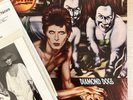 David Bowie - Diamond Dogs LP WITH RARE LABEL PRESS RELEASES, PHOTO W. CHER