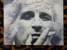 Rare Signed Promo Card Léo Ferré 1974 Autograph