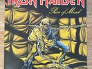 IRON MAIDEN Piece Of Mind LP Emi 1983 ITA First Pressing Gatefold Misprint EX
