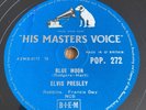 EX+ ELVIS PRESLEY Blue Moon / I Don't Care 1st UK HMV 78 Shellac Rock N Roll