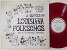 VARIOUS A Sampler Of Louisiana Folksongs LOUISIANA FOLKLORE SOCIETY cajun folk