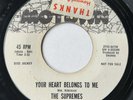 THE SUPREMES Your Heart Belongs To Me / He's Seventeen MOTOWN promo soul 45