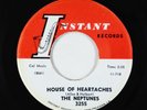 Northern Soul Popcorn 45 - Neptunes - House Of Heartaches - Instant VG+