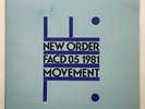 ORIGINAL Vtg 1981 NEW ORDER Album MOVEMENT Record 1ST PRESSING Vinyl Lp NR MINT