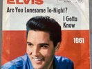 Elvis Presley- Are you lonesome tonight. A very rare German year-cover edition