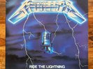 Rare METALLICA - RIDE THE LIGHTNING Original Vinyl LP Metal 1984