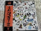 LED ZEPPELIN III ATLANTIC P10106A JAPAN 1976 ORIG VINYL LP POSTER INSERT NM-/EX