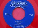 JUNIOR WELLS - Hodo Man - original NM- Red Vinyl Blues 45 rpm - States 134