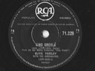 Elvis Presley KING CREOLE   South African pressing RCA 71.229 78rpm