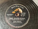 ELVIS PRESLEY Hard Headed Woman, Don't Ask Me Why 78 rpm shellac Rare 1958