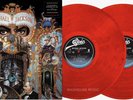 MICHAEL JACKSON LP x 2 Dangerous RED & BLACK SWIRL VINYL Limited Edn. SEALED