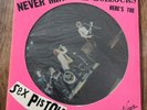 SEX PISTOLS - NEVER MIND THE BOLLOCKS  EX+/VG+ PICTURE DISC VINYL LP /1978 FIRST