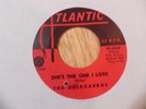 THE DELACARDOS 45, SHES THE ONE 1 LOVE\GOT NO ONE, ATLANTIC # 2368, VG+, NICE