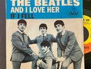 THE BEATLES AND I LOVE HER IF I FELL 1964 EX CAPITOL 45 & PICTURE SLEEVE FREE SH