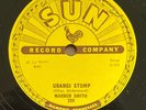 Warren Smith 78 Ubangi Stomp / Black Jack David SUN 250 rockabilly E++