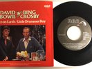 David Bowie and Bing Crosby / Peace on Earth/Little Drummer Boy / 45  & PS / NM+