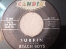 RARE BEACH BOYS 45 SURFIN LUAU on CANDIX LABEL 301
