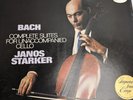 BACH COMPLETE CELLO SUITES(3xLP) JANOS STARKER Record Vintage Vinyl