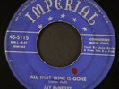 JAY MCNEELY: all that wine is gone / don't cry baby IMPERIAL 7