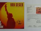 Bob Seger Signed The Fire Inside Vinyl LP Album Autographed Used JSA LOA