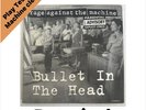 RAGE AGAINST THE MACHINE  BULLET IN HEAD EPIC 659258 7 HEAVY METAL PICTURE DISC