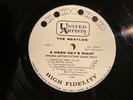 Beatles A HARD DAY'S NIGHT VERY RARE ORIGINAL WHITE LABEL MONO PROMO LP